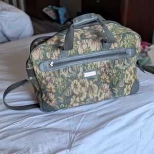Vintage Protocol Large Duffle Bag Travel Suitcase Luggage with‎ optional Strap